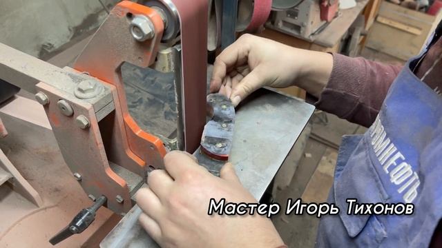 Полный цикл производства ножа Берзлой. Мастерская братьев Сауровых. смотреть онлайн