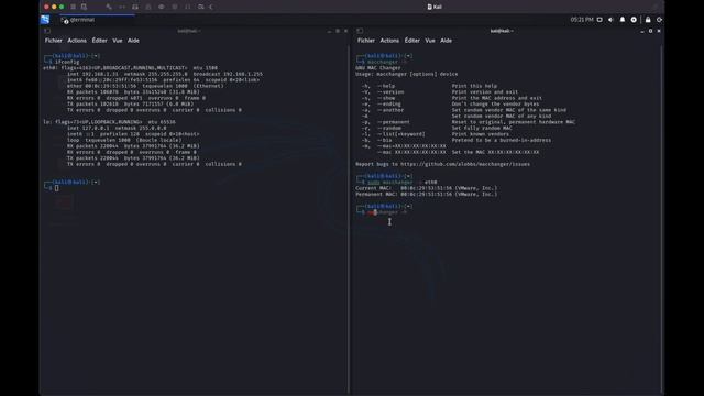 Changer son adresse MAC avec MACCHANGER смотреть онлайн
