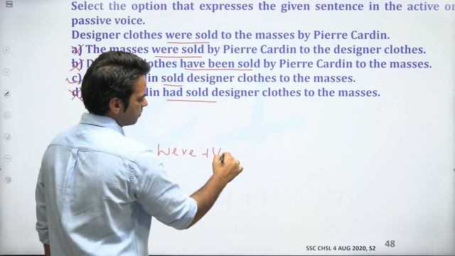 Active - passive voice Direct - indirect speech for SSC CGL, CHSL, MTS, CPO Previous year questions смотреть онлайн