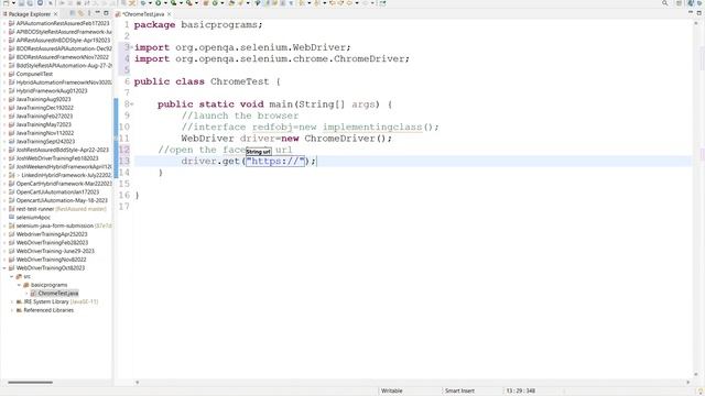 Selenium Setup webdriver project in eclipse Design SimpleFirstProgram Oct 08 2023 смотреть онлайн