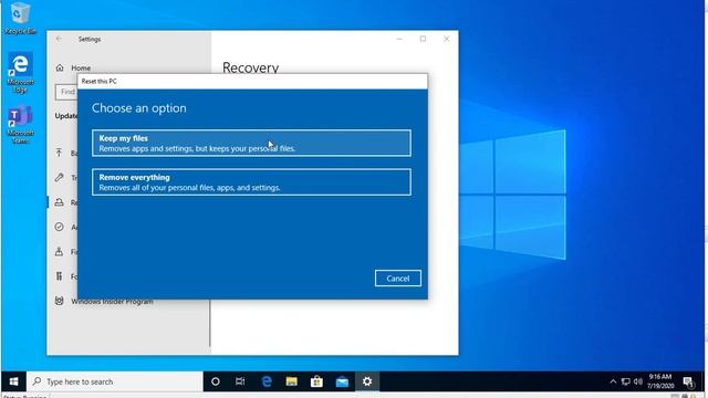 How to Factory Reset a Windows 10 computer смотреть онлайн