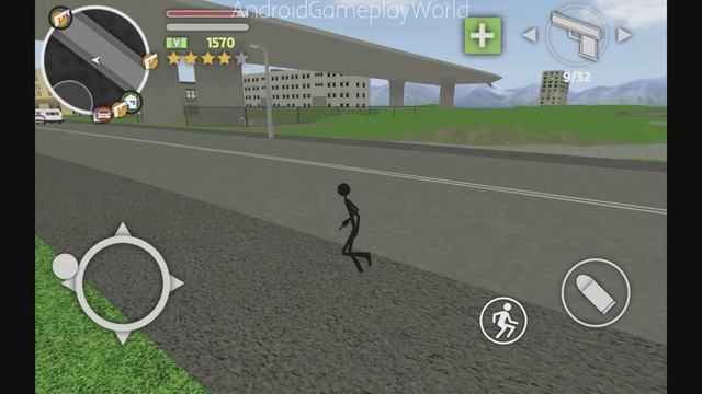 Grand Stickman Auto V Android Gameplay смотреть онлайн