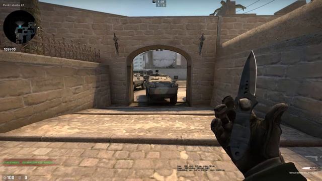 CS:GO SKELETON KNIFE NIGHT STRIPE WELL-WORN | SKIN SHOWCASE смотреть онлайн
