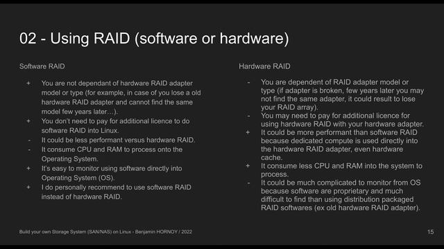 Build your own Storage System SAN/NAS on Linux (2022) смотреть онлайн