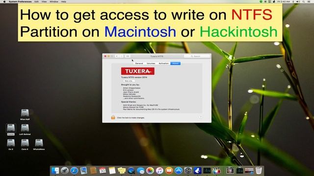NTFS Write Access On Mac or Hackintosh смотреть онлайн