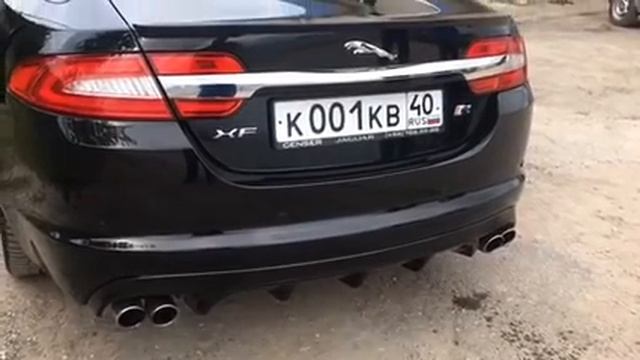 Jaguar XFR exhaust смотреть онлайн