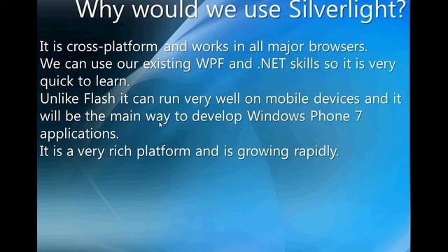 Introduction to developing applications with Silverlight смотреть онлайн