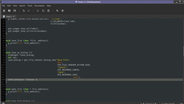 GTK 3 GUI in C FileChooserDialog 2 смотреть онлайн