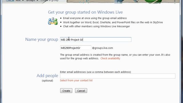 How to Create a Group in Windows Live смотреть онлайн