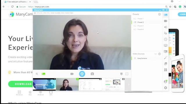 ManyCam Update for Windows (6.4) смотреть онлайн