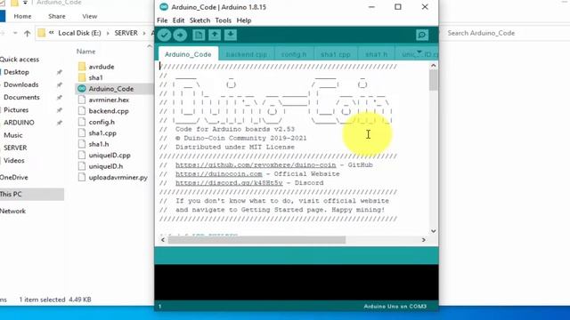 RIG MINING DUINO COIN 10 ARDUINO UNO ATMEGA смотреть онлайн