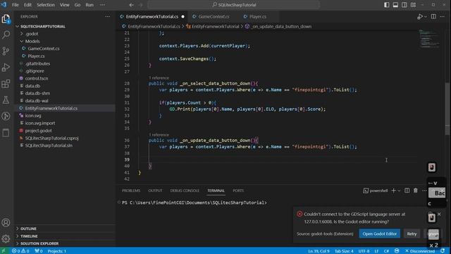 Integrating Entity Framework Core into Godot 4.2! C# смотреть онлайн