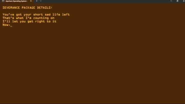 Portal 2 - "Want you gone" fully in a Windows terminal using python смотреть онлайн
