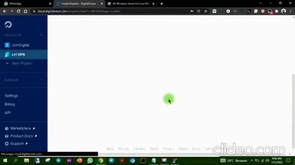How to install WINDOWS OS DIGITALOCEAN