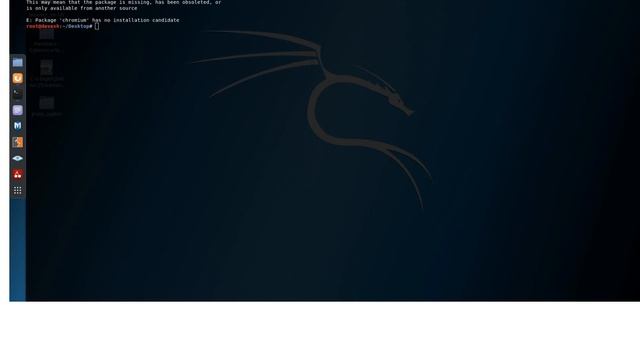Installation of Chromium in Kali Linux - Package 'chromium' has no installation candidate смотреть онлайн