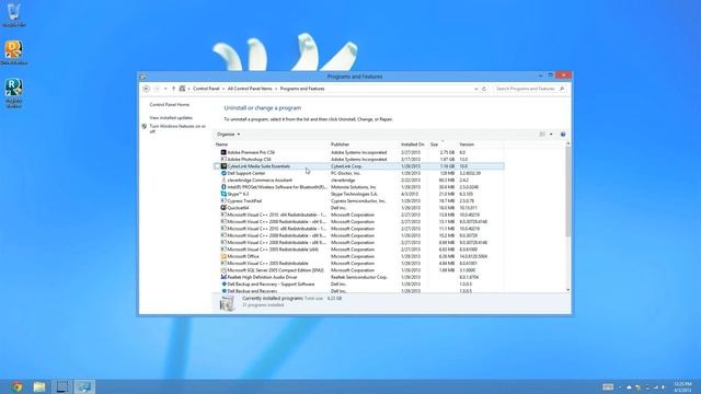 How to uninstall desktop applications in Windows 8 смотреть онлайн