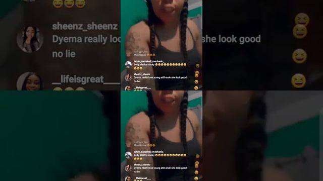 dyema_attitude defend her age and show proff that she is not wearing false teeth смотреть онлайн