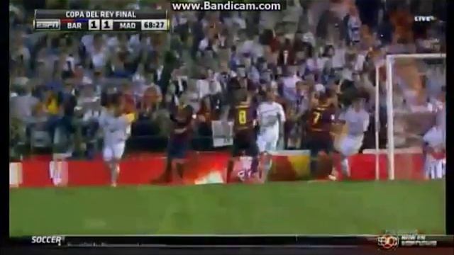 Barcelona Real Madrid 1-1 Marc Bartra Goal HD смотреть онлайн