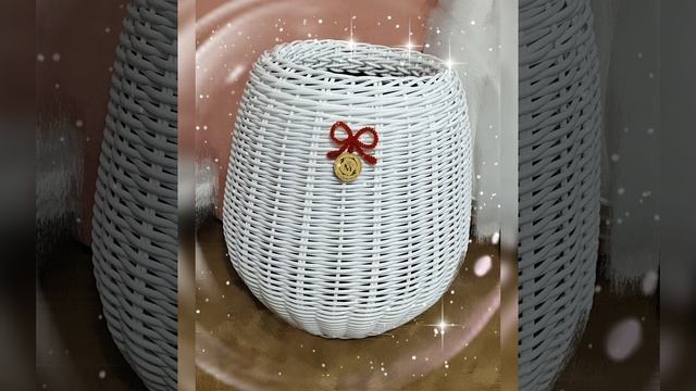 Кашпо из искусственного ротанга смотреть онлайн