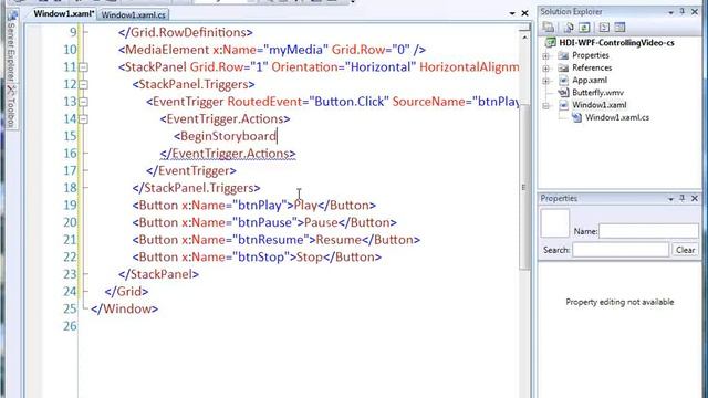 win video WPF Controlling Video смотреть онлайн
