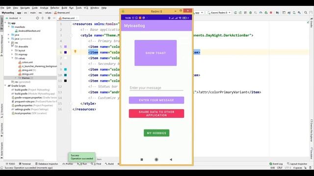 10.4. Android Kotlin: Applying themes | Mobile App development | Darakhshan Syed смотреть онлайн