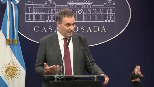 Conferencia de prensa del vocero presidencial, Manuel Adorni (26/03/2024) смотреть онлайн