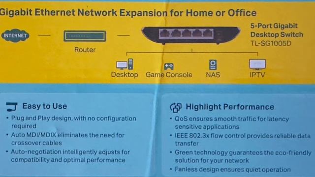 Tp-link TL-SG1005D