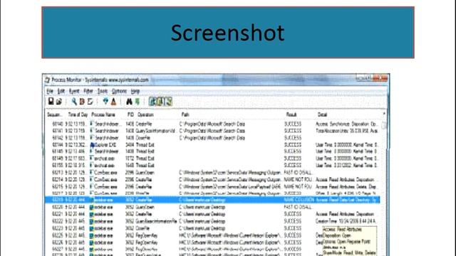 #procmon|Process Monitor|Monitoring With Process Manager