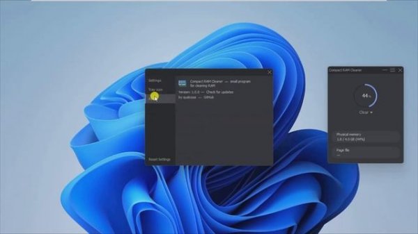 Optimize Memory In Windows 11 With Compact RAM Cleaner
