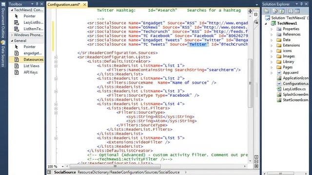 Windows Phone 7 SocialViewer Template Introduction смотреть онлайн