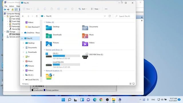 Part 1 | Chia và gộp ổ đĩa trên Windows 11 смотреть онлайн