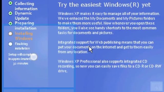 Установка Windows XP на JPCSIM. смотреть онлайн