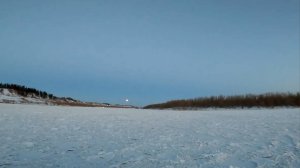 Первый лёд 16.10.24. Рыбалка на налима.