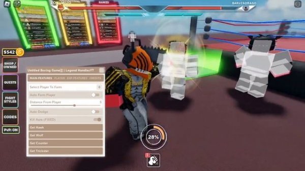 [BEST💀] Untitled Boxing Game Script✅, Kill Aura🔥, Free Styles, Farm Player + More