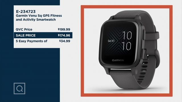 Garmin Venu Sq GPS Fitness and Activity Smartwatch on QVC смотреть онлайн