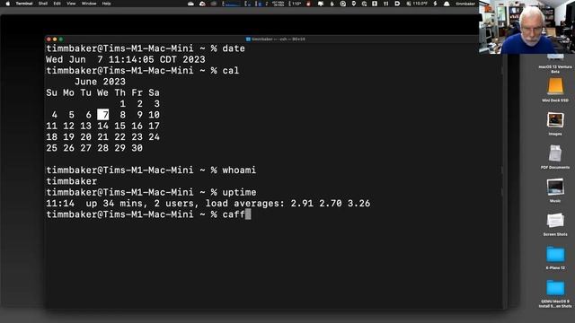 June 7 2023 Introduction to Mac Terminal with Tim Baker смотреть онлайн