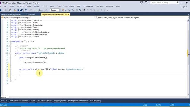 Part 17 ProgressBar Control in WPF смотреть онлайн
