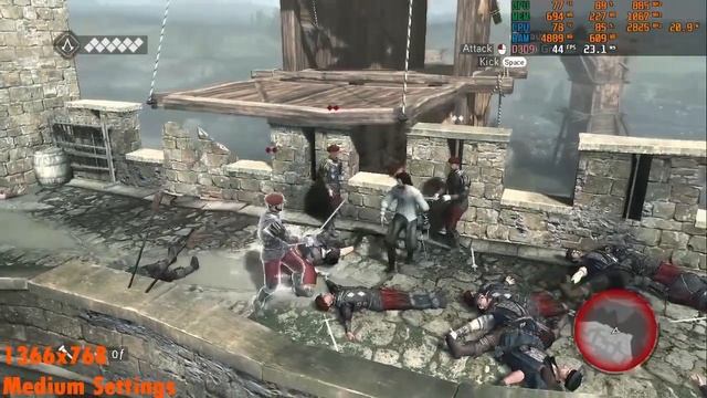 Assassin's Creed Brotherhood Gameplay - AMD Ryzen 3 3200U, 8GB RAM, Vega 3! смотреть онлайн