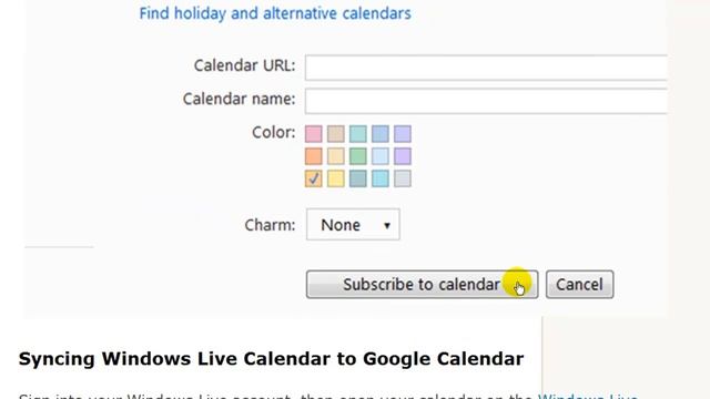 Sync Google Calendar with Windows Live Calendar смотреть онлайн