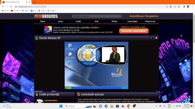 Windows XP Flash Parody - Bill Gates dancing You Spin Me Round смотреть онлайн