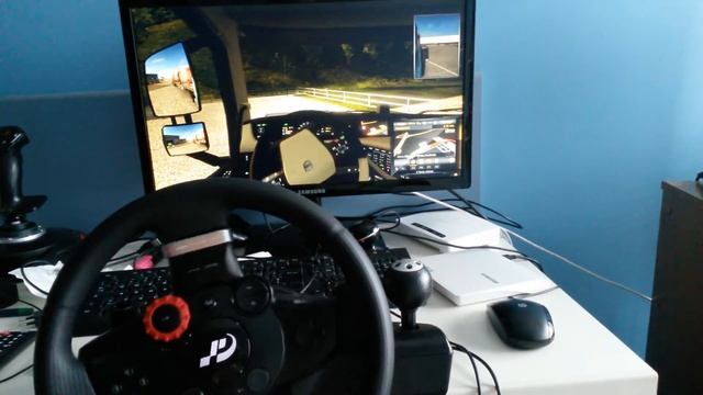 Problema Logitech Driving Force GT - Euro Truck Simulator 2 смотреть онлайн