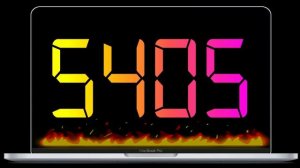 Speedy Number on Mac book 1 to 10000