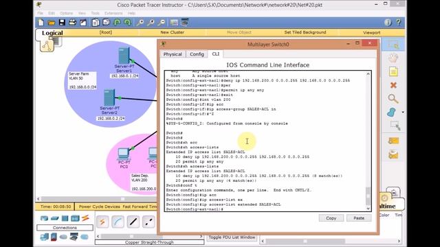 Network#20: Control Inter-VLAN routing by ACLs смотреть онлайн