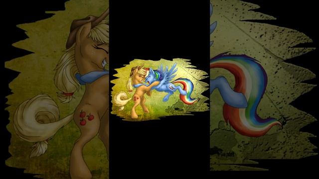 (Mlp) Applejack x Rainbow dash Tribute смотреть онлайн