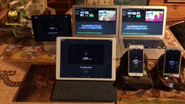 Test prędkości iMovie: iPhone 7 Plus, iPhone 6s Plus, iPad Pro, iPad Air 2, 2x MacBook Air смотреть онлайн
