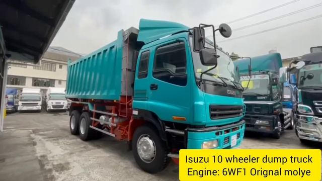 Isuzu 10 wheeler dump truck Engine: 6WF1 Orignal molye смотреть онлайн