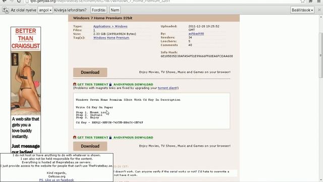 Windows 7 Home Premium (32 bit) Letöltése és Telepítése+link смотреть онлайн