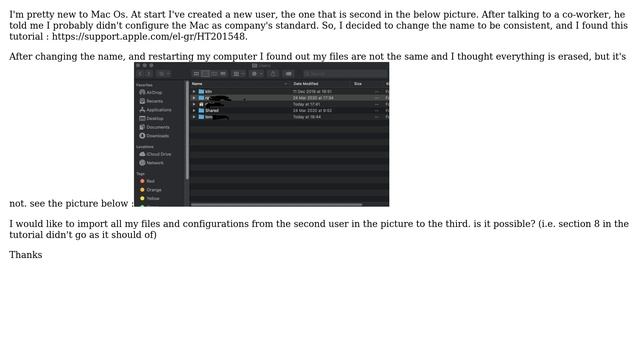 Apple: How to merge two users in Mac OS - Catalina? смотреть онлайн