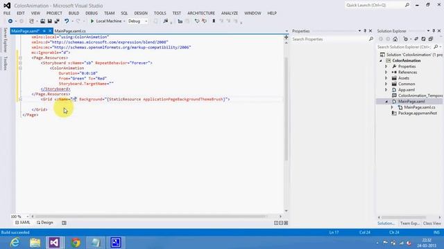 Animating Background Color of an UI element[Windows 8 app] смотреть онлайн