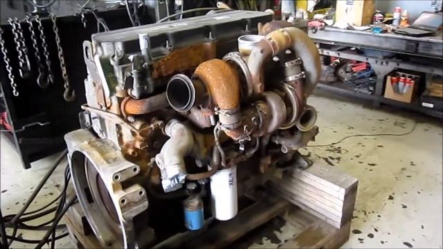 2005 Caterpillar C13 Acert Diesel Engine Running KCB Prefix смотреть онлайн